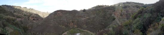 Ostseite des Barranco de la Virgin