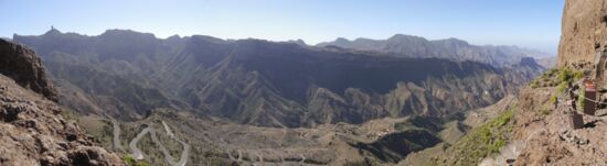 Blick auf Montaña del Humo