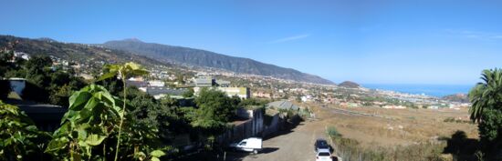 Das Orotava-Tal mit Teide im Hintergrund