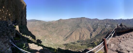 Blick auf Montaña de Artenara