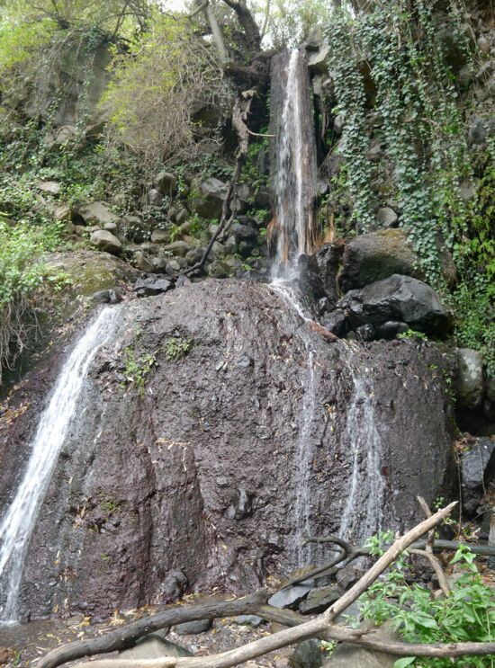 Wasserfall im Barranco de los Cernícalos