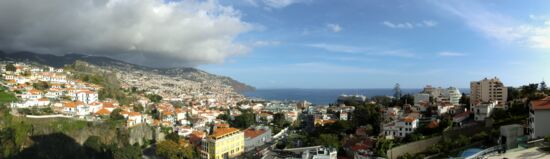 Blick über Funchal