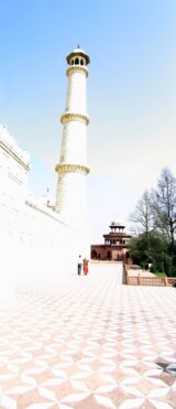 Turm vom Taj Mahal