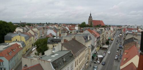 Brandenburg an der Havel von der Aussichtsplattform des Steintorturmes