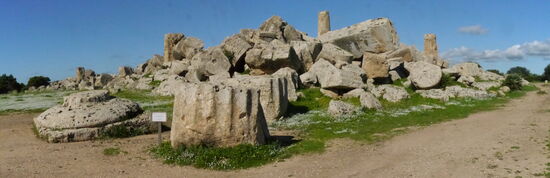 Trümmer von Tempio G